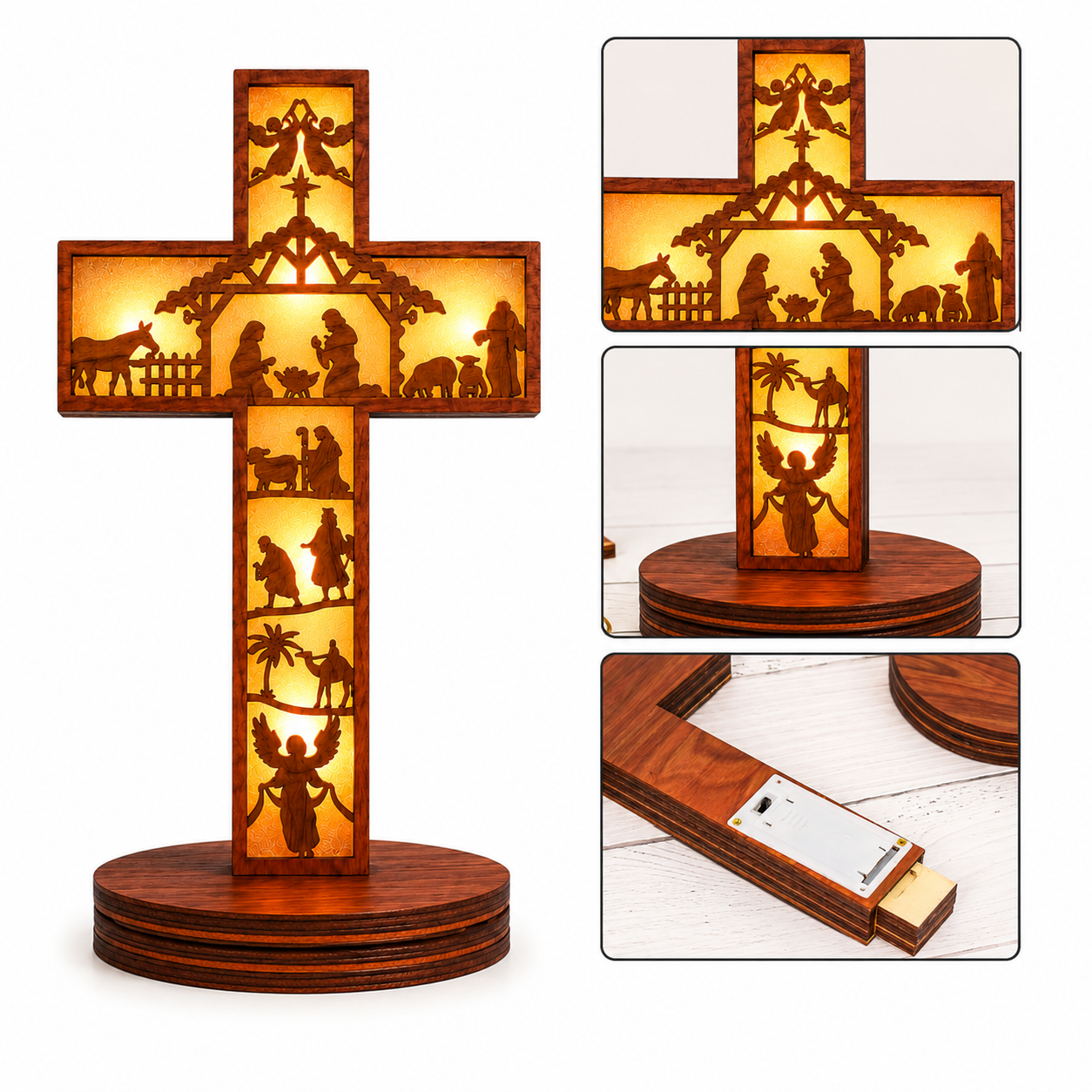 Lámpara Cristiana Artesanal
