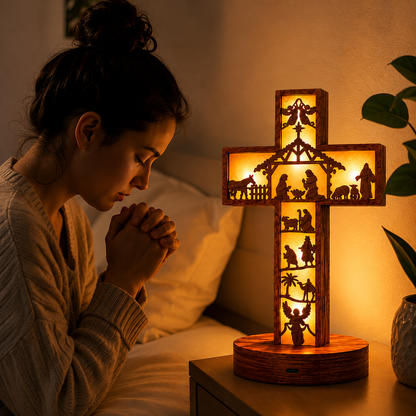 Lámpara Cristiana Artesanal