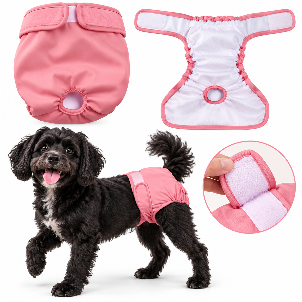 Pañal Lavable Impermeable para Mascotas