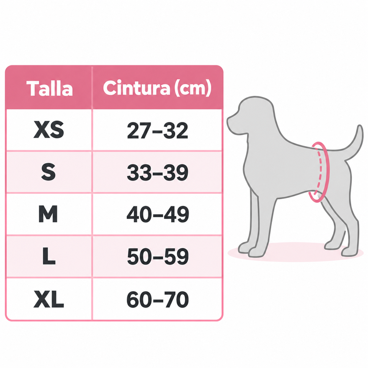 Pañal Lavable Impermeable para Mascotas